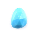 SLEEPING BEAUTY TURQUOISE ROSE CUT PEARISH CAB (AA) 8 X 6 MM 1.11 Cts.