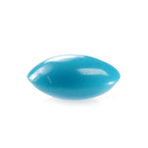 SLEEPING BEAUTY TURQUOISE PLAIN LENTIL OVAL (BLUE GREEN/AAA) 9 X 7 MM 1.47 Cts.
