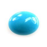 SLEEPING BEAUTY TURQUOISE PLAIN OVAL CAB (BLUE GREEN/AAA) 9 X 7 MM 1.35 Cts.
