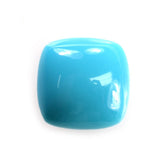 SLEEPING BEAUTY TURQUOISE PLAIN LENTIL CUSHION (BLUE GREEN/AAA) 8 X 8 MM 1.80 Cts.