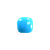 SLEEPING BEAUTY TURQUOISE PLAIN LENTIL CUSHION (SPECIAL) 5 X 5 MM 0.54 Cts.