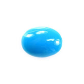 SLEEPING BEAUTY TURQUOISE PLAIN LENTIL OVAL (SPECIAL) 8.00X6.00 MM 1.14 Cts.