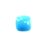 SLEEPING BEAUTY TURQUOISE PLAIN LENTIL CUSHION (SPECIAL) 5 X 5 MM 0.56 Cts.