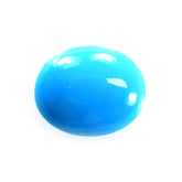 SLEEPING BEAUTY TURQUOISE PLAIN LENTIL OVAL (SPECIAL) 11.00X9.00 MM 2.00 Cts.