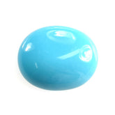 SLEEPING BEAUTY TURQUOISE PLAIN OVAL CAB (AA/SI) 11 X 9 MM 2.84 Cts.