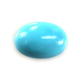 SLEEPING BEAUTY TURQUOISE PLAIN OVAL CAB (A) 19.50 X 14 MM 10.25 Cts.