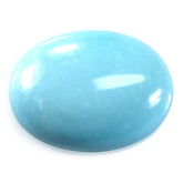 SLEEPING BEAUTY TURQUOISE PLAIN OVAL CAB (A) 20.00X15.00 MM 13.26 Cts.