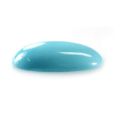 SLEEPING BEAUTY TURQUOISE PLAIN OVAL CAB (A) 20.50X12.50 MM 7.40 Cts.