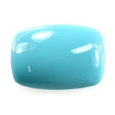 SLEEPING BEAUTY TURQUOISE PLAIN CUSHION CAB (BLUE GREEN/A) 14 X 10 MM 3.65 Cts.