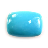 SLEEPING BEAUTY TURQUOISE PLAIN CUSHION CAB (BLUE GREEN/AAA) 14 X 10 MM 4.24 Cts.