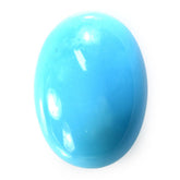 SLEEPING BEAUTY TURQUOISE PLAIN OVAL CAB (AA) 18 X 13 MM 11.1 Cts.