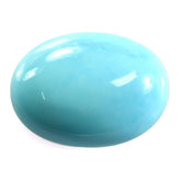 SLEEPING BEAUTY TURQUOISE PLAIN OVAL CAB (A) 18 X 13 MM 8.05 Cts.