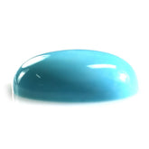 SLEEPING BEAUTY TURQUOISE PLAIN OVAL CAB (A) 18 X 13 MM 8.05 Cts.