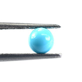SLEEPING BEAUTY TURQUOISE PLAIN ROUND BALL (A) 5.00MM A 0.80 Cts.