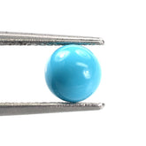 SLEEPING BEAUTY TURQUOISE PLAIN ROUND BALL (AA) 6.00X6.00 MM 1.43 Cts.