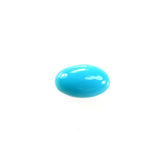 SLEEPING BEAUTY TURQUOISE PLAIN OVAL CAB (BLUE GREEN/AAA) 5 X 3 MM 0.23 Cts.