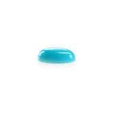 SLEEPING BEAUTY TURQUOISE PLAIN OVAL CAB (BLUE GREEN/AAA) 5 X 3 MM 0.23 Cts.