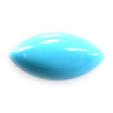 SLEEPING BEAUTY TURQUOISE PLAIN MARQUOISE CAB (AA) 15.00X7.5 MM 2.67 Cts.