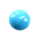 SLEEPING BEAUTY TURQUOISE PLAIN ROUND CAB (AA/CLEAN) 9 X 9 MM 2.20 Cts.