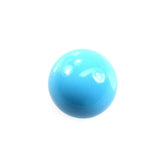SLEEPING BEAUTY TURQUOISE PLAIN ROUND CAB (AA/CLEAN) 6.50 MM 1.08 Cts.