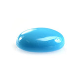 SLEEPING BEAUTY TURQUOISE PLAIN OVAL CAB (AA/CLEAN) 10 X 8 MM 2.30 Cts.