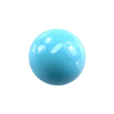 SLEEPING BEAUTY TURQUOISE PLAIN ROUND CAB (A/SI) 9 MM 2.17 Cts.