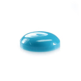 SLEEPING BEAUTY TURQUOISE PLAIN ROUND CAB (AA) 8 MM 1.30 Cts.