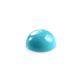 SLEEPING BEAUTY TURQUOISE PLAIN ROUND CAB (BLUE GREEN/A/SI) 6 MM 0.67 Cts.