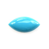 SLEEPING BEAUTY TURQUOISE PLAIN MARQUISE CAB (BLUE GREEN/SUPER) 12 X 6 MM 1.57 Cts.