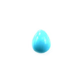 SLEEPING BEAUTY TURQUOISE PLAIN PEAR CAB (BLUE GREEN/A) 4 X 3 MM 0.10 Cts.