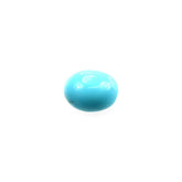 SLEEPING BEAUTY TURQUOISE PLAIN OVAL CAB (BLUE GREEN/AA) 4 X 3 MM 0.13 Cts.