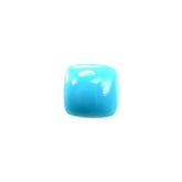 SLEEPING BEAUTY TURQUOISE PLAIN LENTIL CUSHION (BLUE GREEN/AAA/CLEAN) 4 X 4 MM 0.29 Cts.