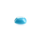 SLEEPING BEAUTY TURQUOISE PLAIN LENTIL CUSHION (AA/CLEAN) 4 X 4 MM 0.29 Cts.