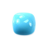 SLEEPING BEAUTY TURQUOISE PLAIN LENTIL CUSHION (A/CLEAN) 7 X 7 MM 1.15 Cts.