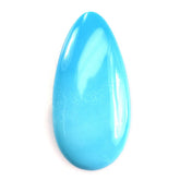 SLEEPING BEAUTY TURQUOISE PLAIN PEAR CAB (A/SI) 27.50 X 13.50 MM 9.01 Cts.
