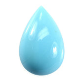 SLEEPING BEAUTY TURQUOISE PLAIN PEAR CAB (A/SI) 17.50 X 11.50 MM 6.03 Cts.