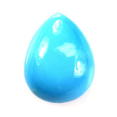 SLEEPING BEAUTY TURQUOISE PLAIN PEAR CAB (AAA/SI) 13 X 10 MM 4.08 Cts.