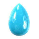 SLEEPING BEAUTY TURQUOISE PLAIN PEAR CAB (AA/SI) 15.50 X 10 MM 4.85 Cts.
