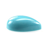 SLEEPING BEAUTY TURQUOISE PLAIN PEAR CAB (BLUE GREEN/AA/SI) 12 X 8 MM 2.38 Cts.