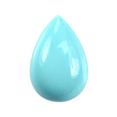 SLEEPING BEAUTY TURQUOISE PLAIN PEAR CAB (BLUE GREEN/A/SI) 12 X 8 MM 1.80 Cts.