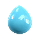 SLEEPING BEAUTY TURQUOISE PLAIN PEAR CAB (A/SI) 12 X 10 MM 2.93 Cts.