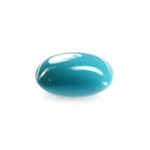 SLEEPING BEAUTY TURQUOISE PLAIN LENTIL CUSHION (BLUE GREEN/AAA/CLEAN) 8 X 8 MM 1.88 Cts.