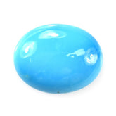 SLEEPING BEAUTY TURQUOISE PLAIN OVAL CAB (AAA/SI) 14X11MM 4.25 Cts.