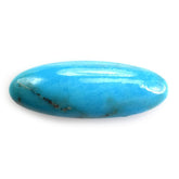 SLEEPING BEAUTY TURQUOISE PLAIN OVAL CAB (WITH MATRIX) (BLUE GREEN/AA/SI) 28.50X10.50MM 9.65 Cts.
