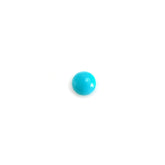 SLEEPING BEAUTY TURQUOISE PLAIN ROUND CAB 3MM 0.12 Cts.