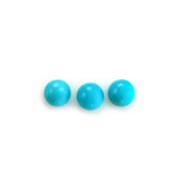 SLEEPING BEAUTY TURQUOISE PLAIN ROUND CAB 3MM 0.12 Cts.