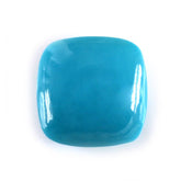 SLEEPING BEAUTY TURQUOISE LENTIL CUSHION (SI) (BLUE) 11MM 4.62 Cts.
