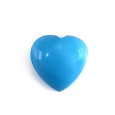 SLEEPING BEAUTY TURQUOISE PLAIN HEART CAB 7MM 1.08 Cts.
