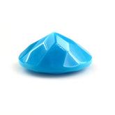 SLEEPING BEAUTY TURQUOISE CUT ROUND 12MM 4.85 Cts.