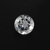 WHITE AQUAMARINE CUT ROUND 4.00MM 0.22 Cts.